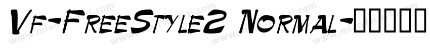 Vf-FreeStyle2 Normal字体转换